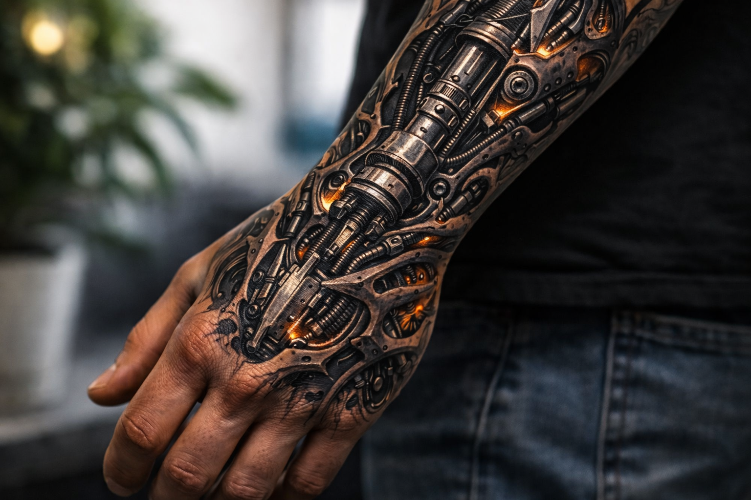 Тату на руке