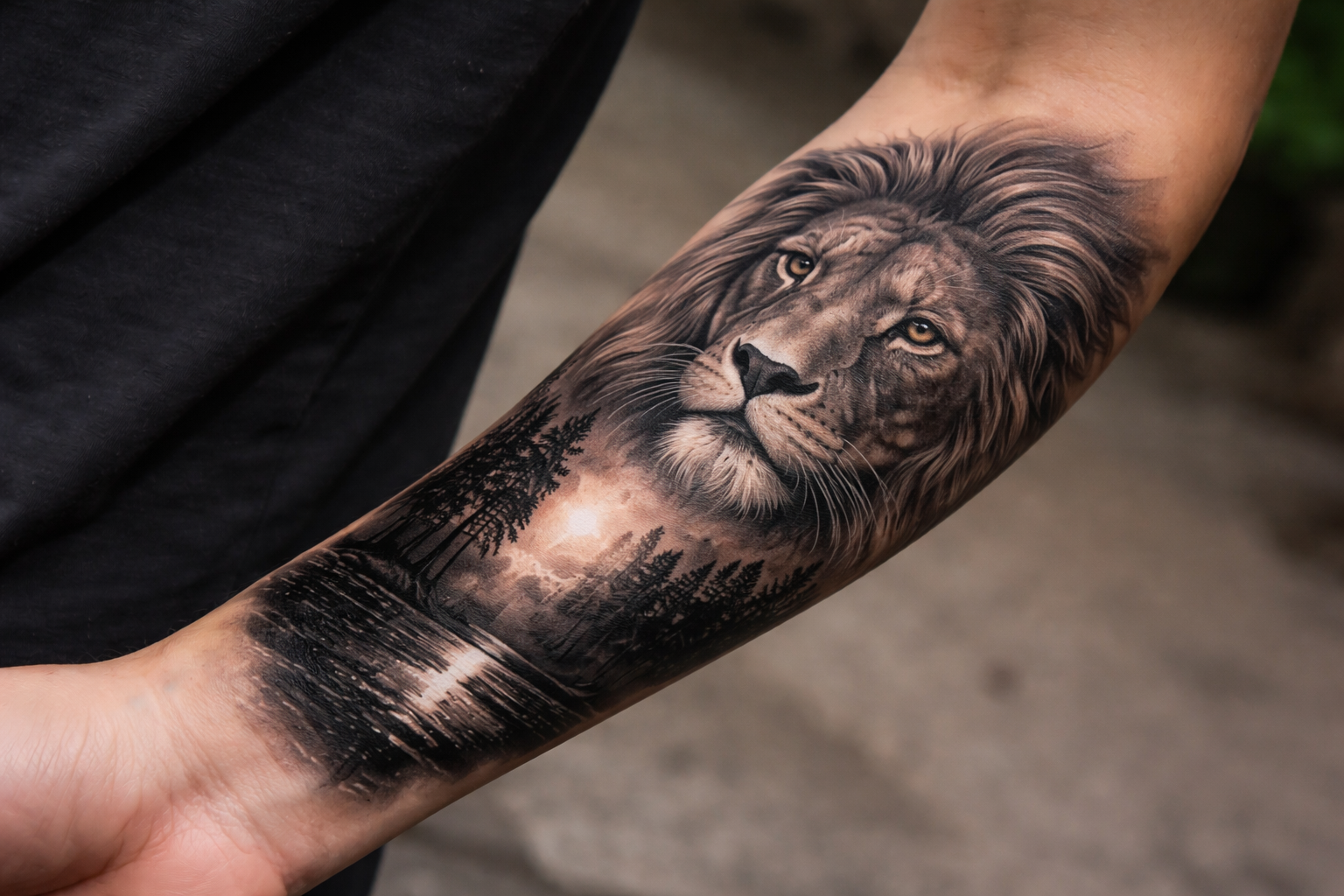 Тату на предплечье