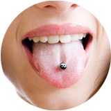 Сделать Пирсинг языка в Москве в салоне ТАТУмания