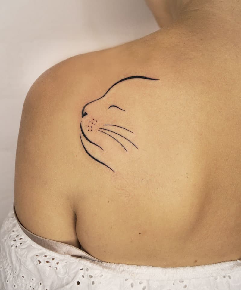 Надежда (тату кошка)