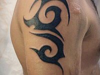 Татуировка трайбл узор