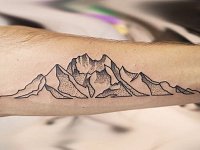 Тату горы дотворк