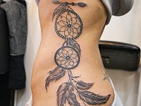 тату ловец снов для девушек