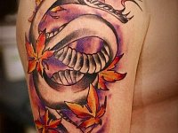 тату с изображением змеи