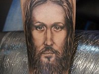 тату Иисус портрет