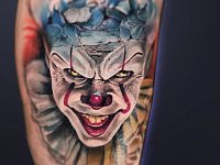 Тату клоун Оно