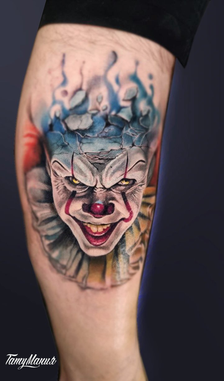 Тату клоун Оно