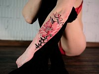 Тату мак треш-полька