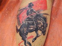 тату треш полька всадник