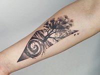 Тату дерево графика