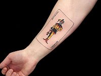 Тату карта Джокер