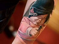 тату на руке мальчик