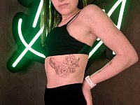 Тату кит на ребрах