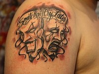 Тату две маски