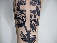 Татуировка крест