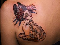 Татуировка японка