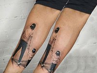 Тату папа и сын