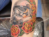 тату дарт вэйдер олдскул