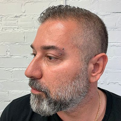 Пирсинг брови для мужчин