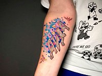 Тату имя Аида