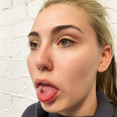 пирсинг язык