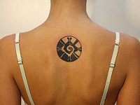 тату галактическая бабочка