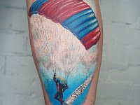 Тату скайдайвер