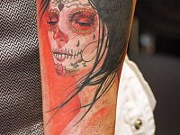 Портрет Чикано тату в цвете