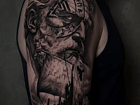 Тату Сварог и ладья