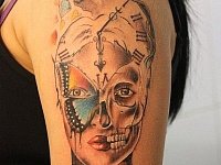 Тату портрет фэнтези