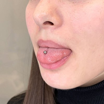 пирсинг языка