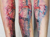 Тату Харли Квинн