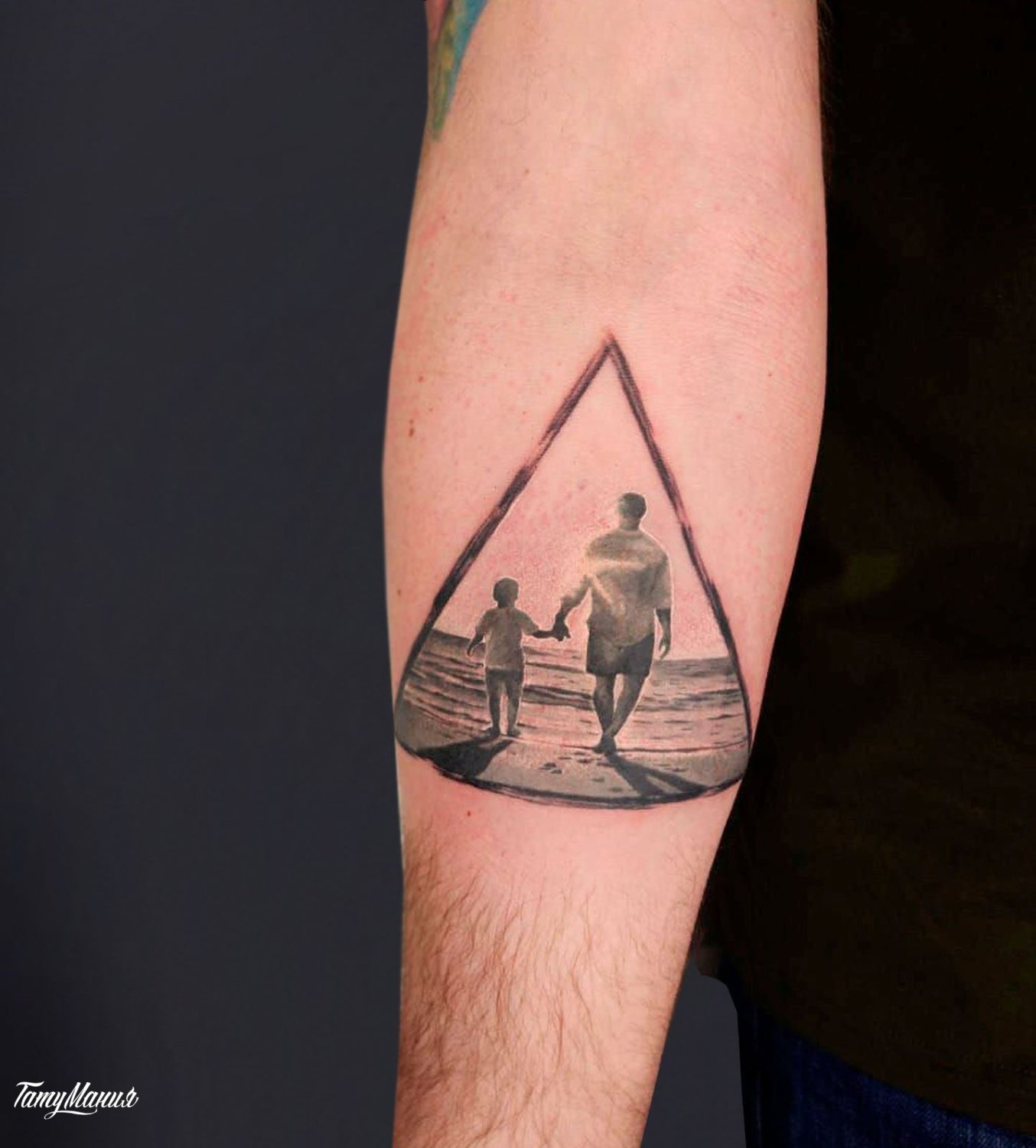 Тату отец и сын