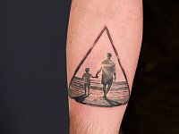 Тату отец и сын