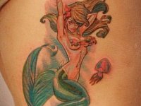 Тату русалка