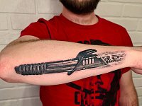 Татуировка световой меч