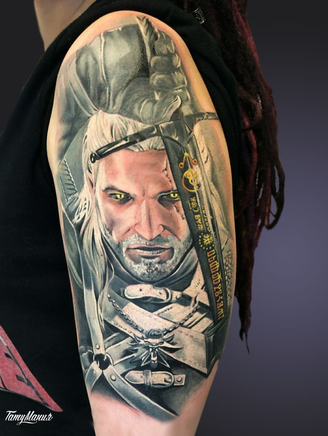 Тату Ведьмак