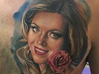 тату девушка