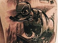 Татуировка утка