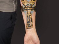 Тату анкх на руке