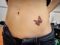 Тату бабочки