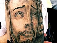 Тату на плече Иисус