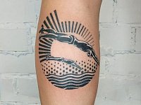 Тату пловцы графика