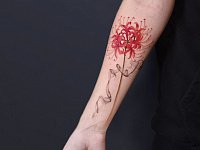 Тату аниме плавучая лилия 