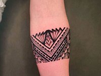 Тату браслет полинезия
