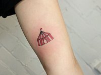 Тату цирковой шатер