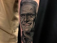 Тату портрет Эша