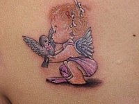 Тату ангелок