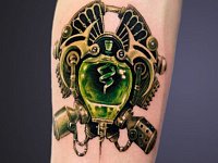 Тату скарабей на руке