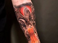 Тату Змей Горыныч и Добрыня Никитич